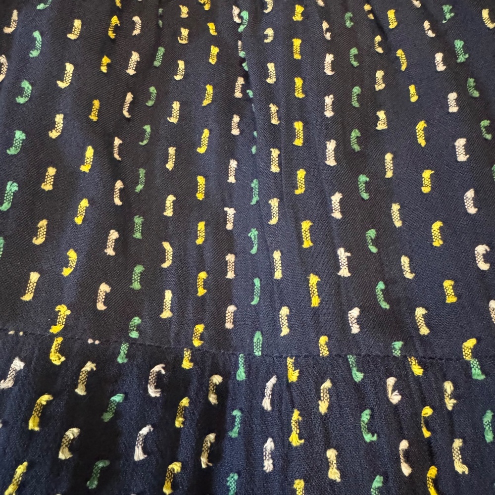 NWT Loft Mini Skirt Navy with Pattern XL - Picture 2 of 6